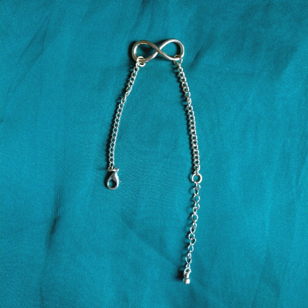 Infinity Metal-Accent Chain Bracelet
